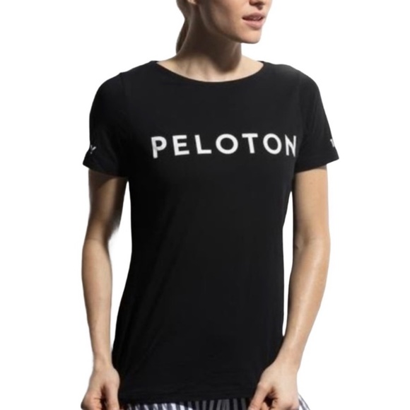 Peloton Tops - Peloton Black Century 100 Short Sleeve Tee Shirt